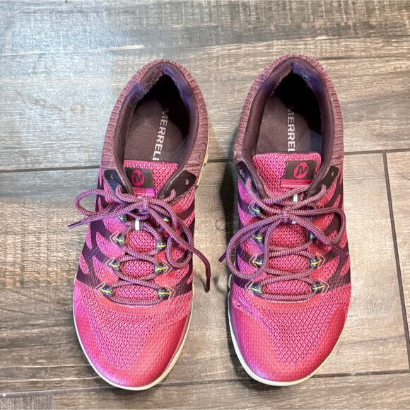 Merrell Womens Antora 2 Trail Running Shoe Fuchsia J067284 - Picture 2 of 7
